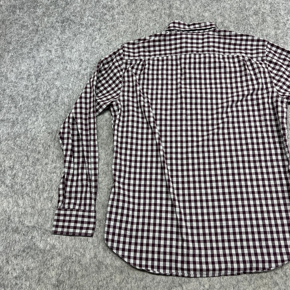Bonobos Shirt Mens L Purple Gray Check Slim Fit Long Sleeve Button Down Preppy - Picture 14 of 16